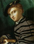 Lorenzo Lotto Portrait of a Young Man With a Book oil painting reproduction